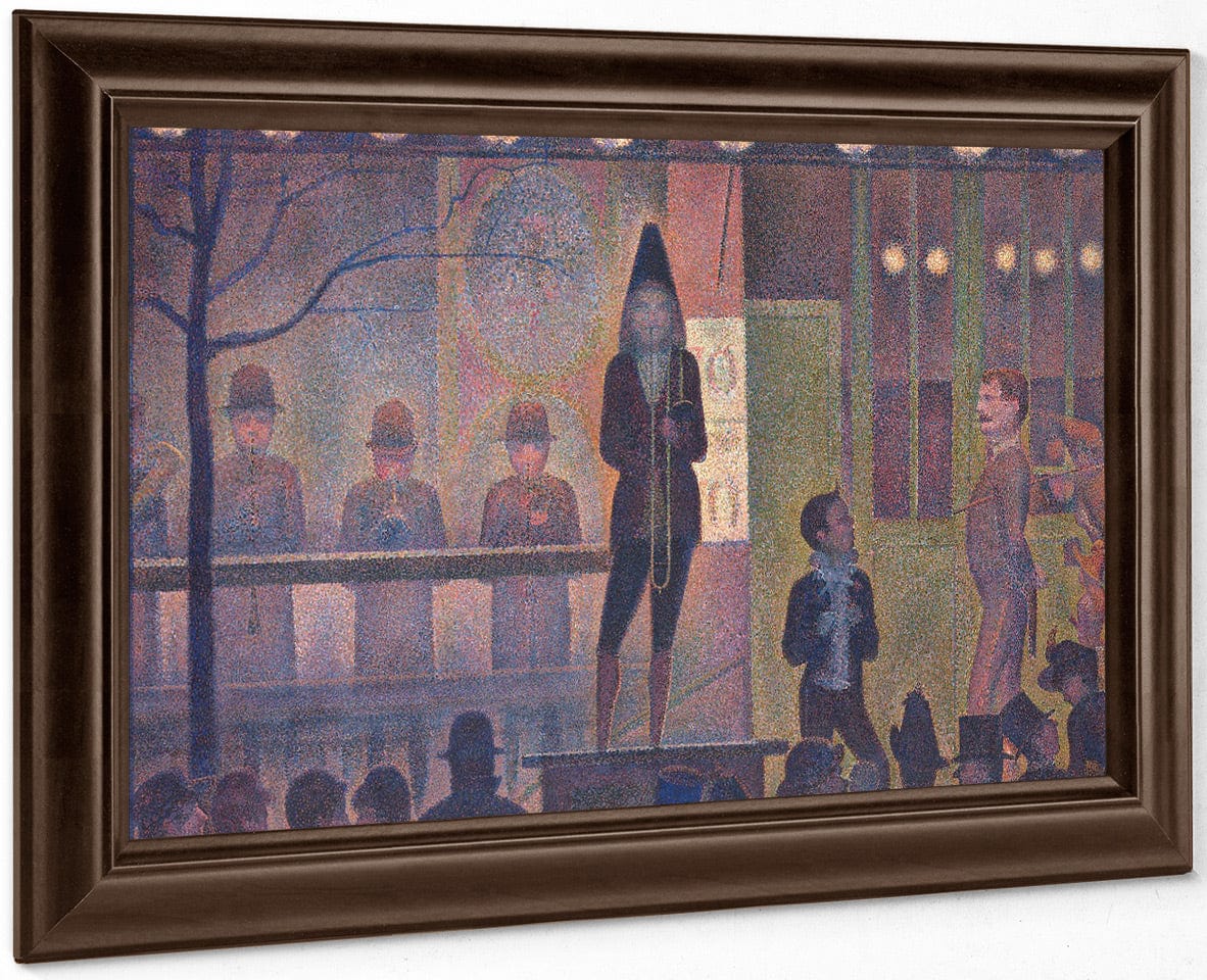 Circus Sideshow By Georges Pierre Seurat Fine Art Print