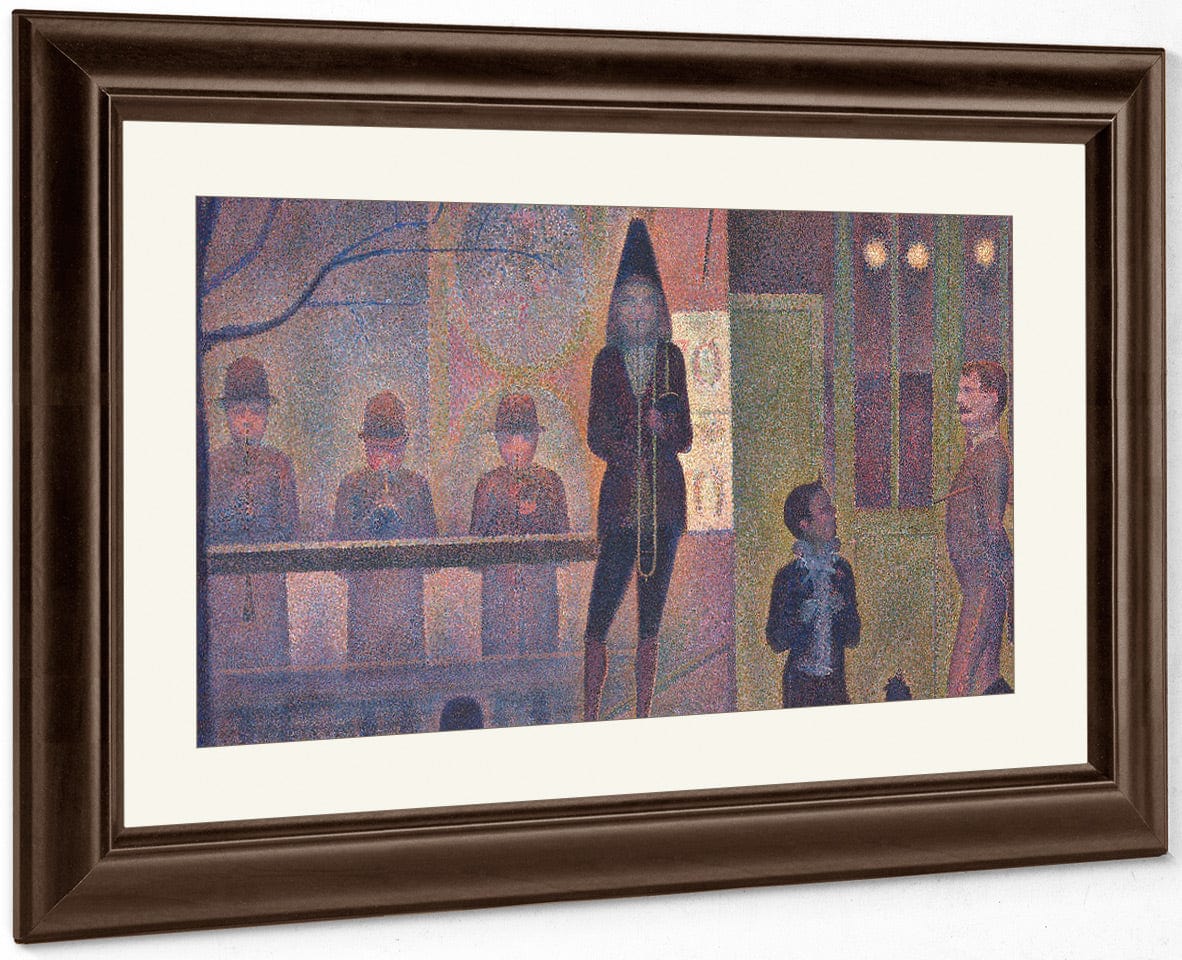 Circus Sideshow By Georges Pierre Seurat Fine Art Print