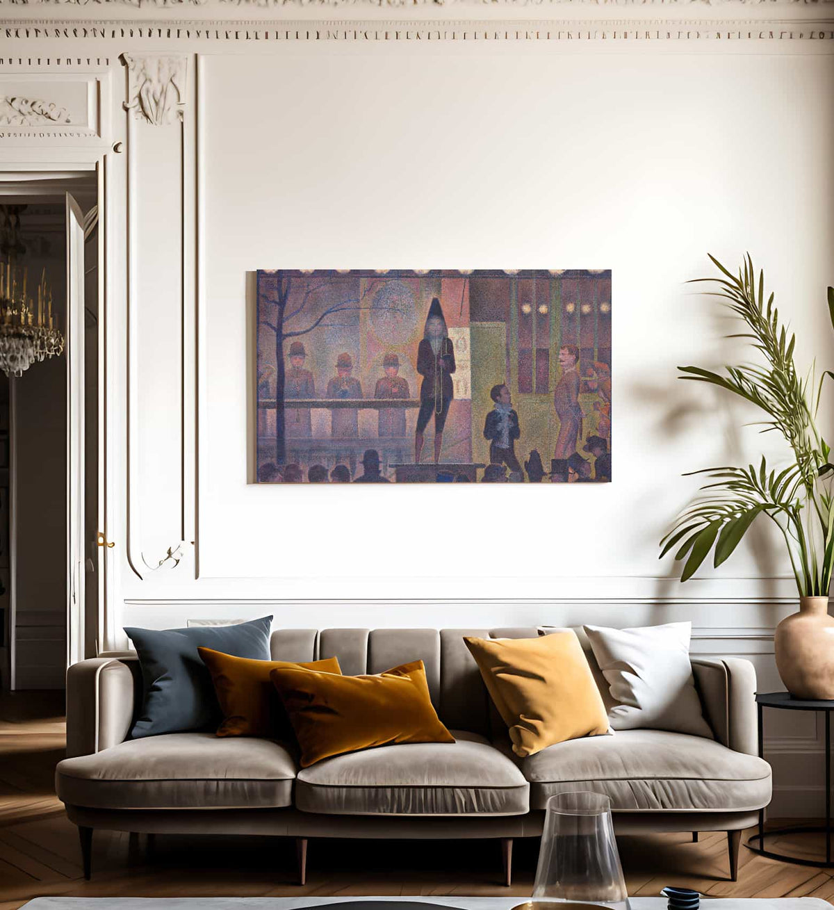 Circus Sideshow By Georges Pierre Seurat Fine Art Print