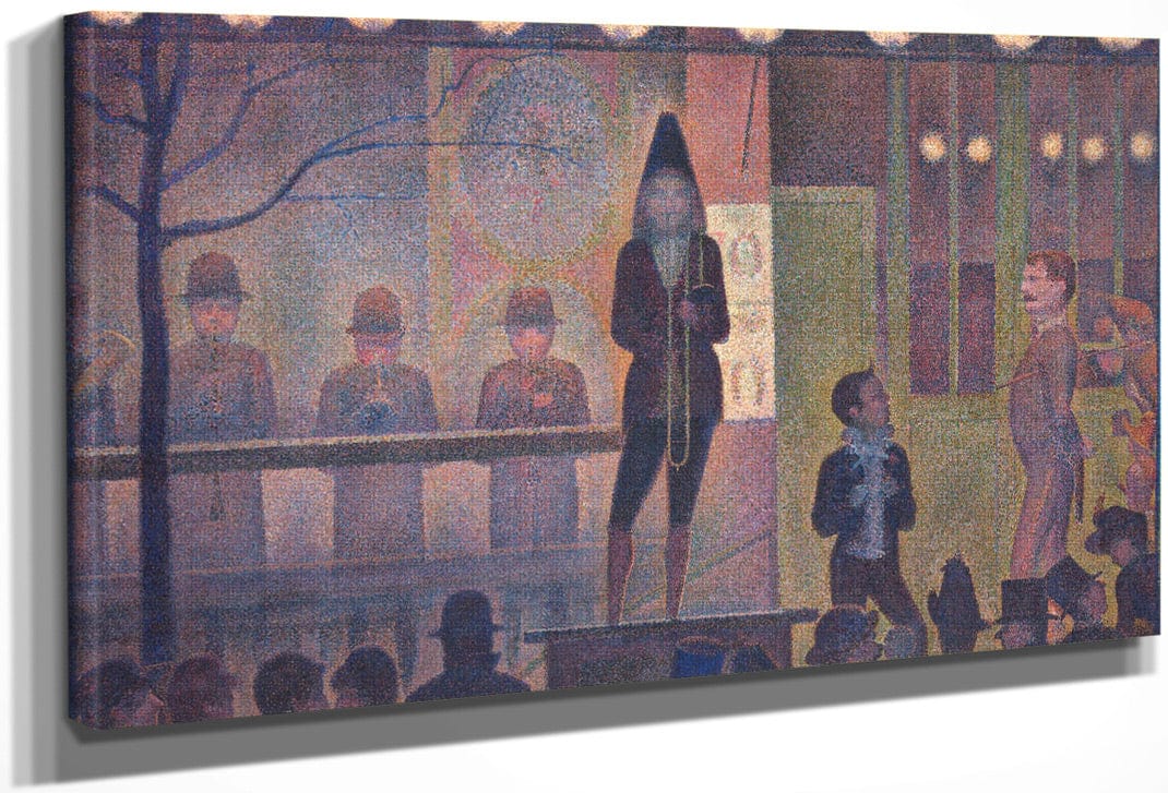 Circus Sideshow By Georges Pierre Seurat Fine Art Print