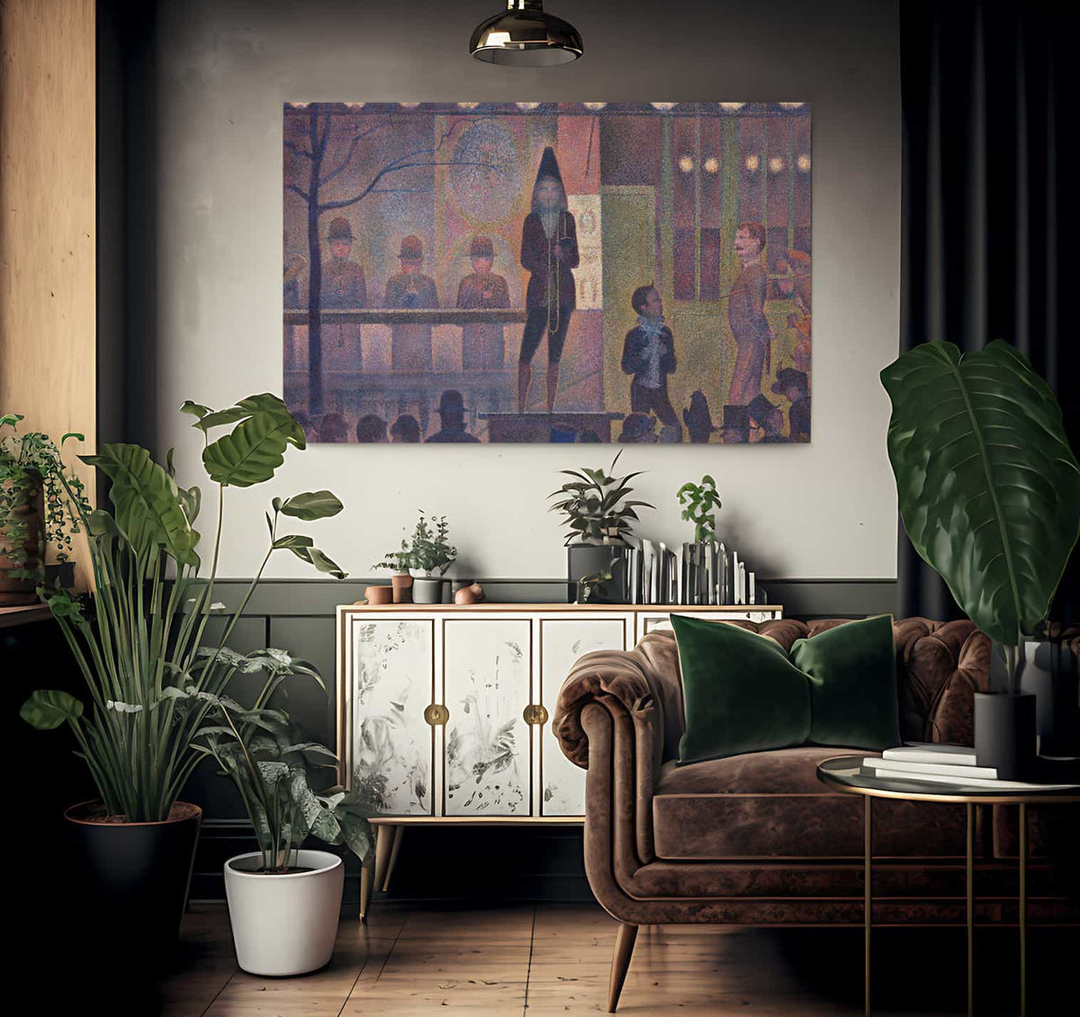 Circus Sideshow By Georges Pierre Seurat Fine Art Print
