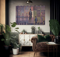 Circus Sideshow By Georges Pierre Seurat Fine Art Print