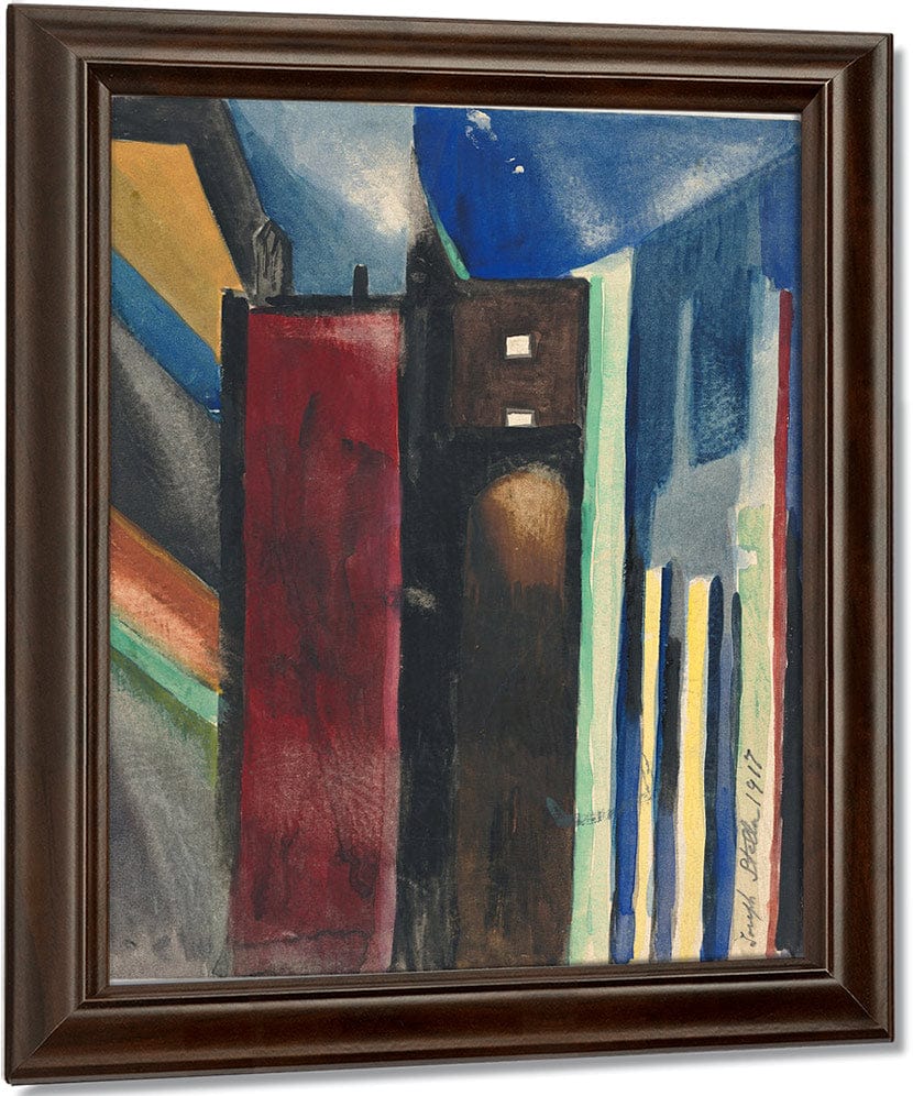 City Buildings, New York By Joseph Stella Fine Art Print