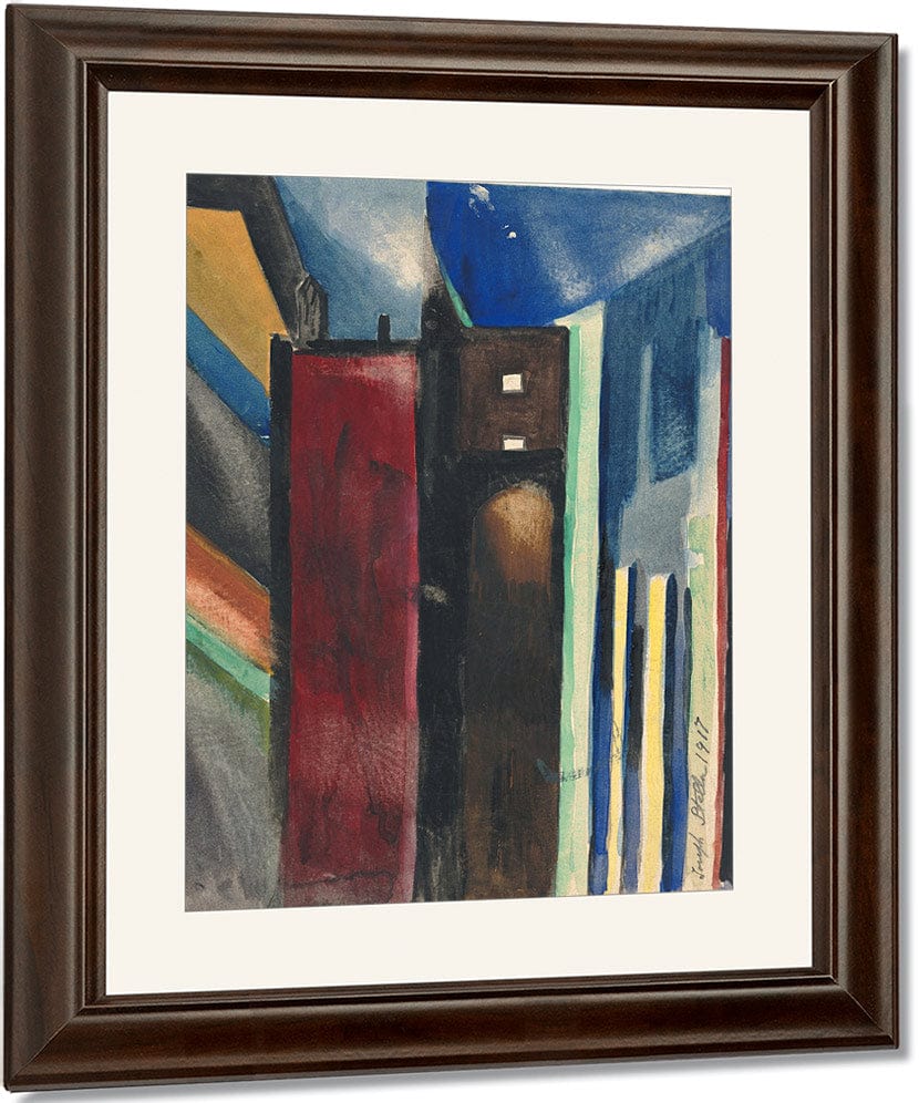 City Buildings, New York By Joseph Stella Fine Art Print