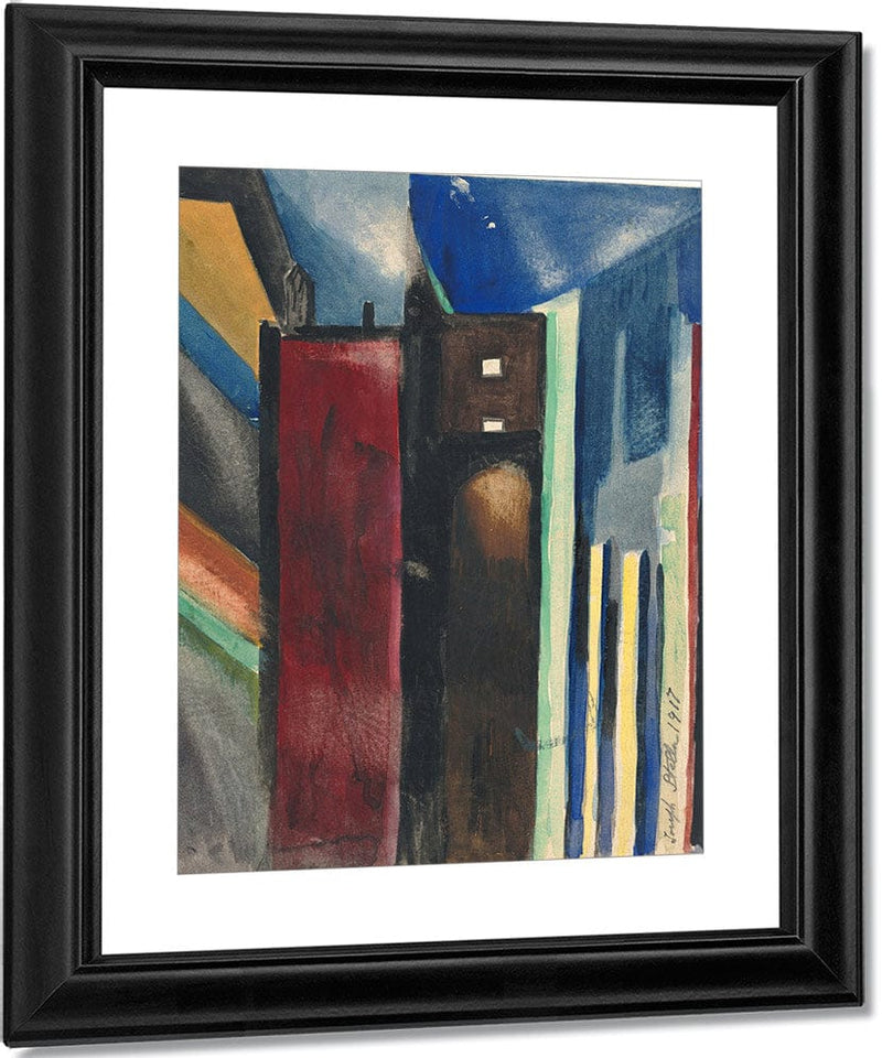 City Buildings, New York By Joseph Stella Fine Art Print