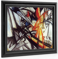 City On Fire 1914 By Olga Rozanova Fine Art Print