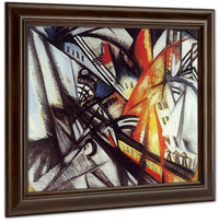 City On Fire 1914 By Olga Rozanova Fine Art Print