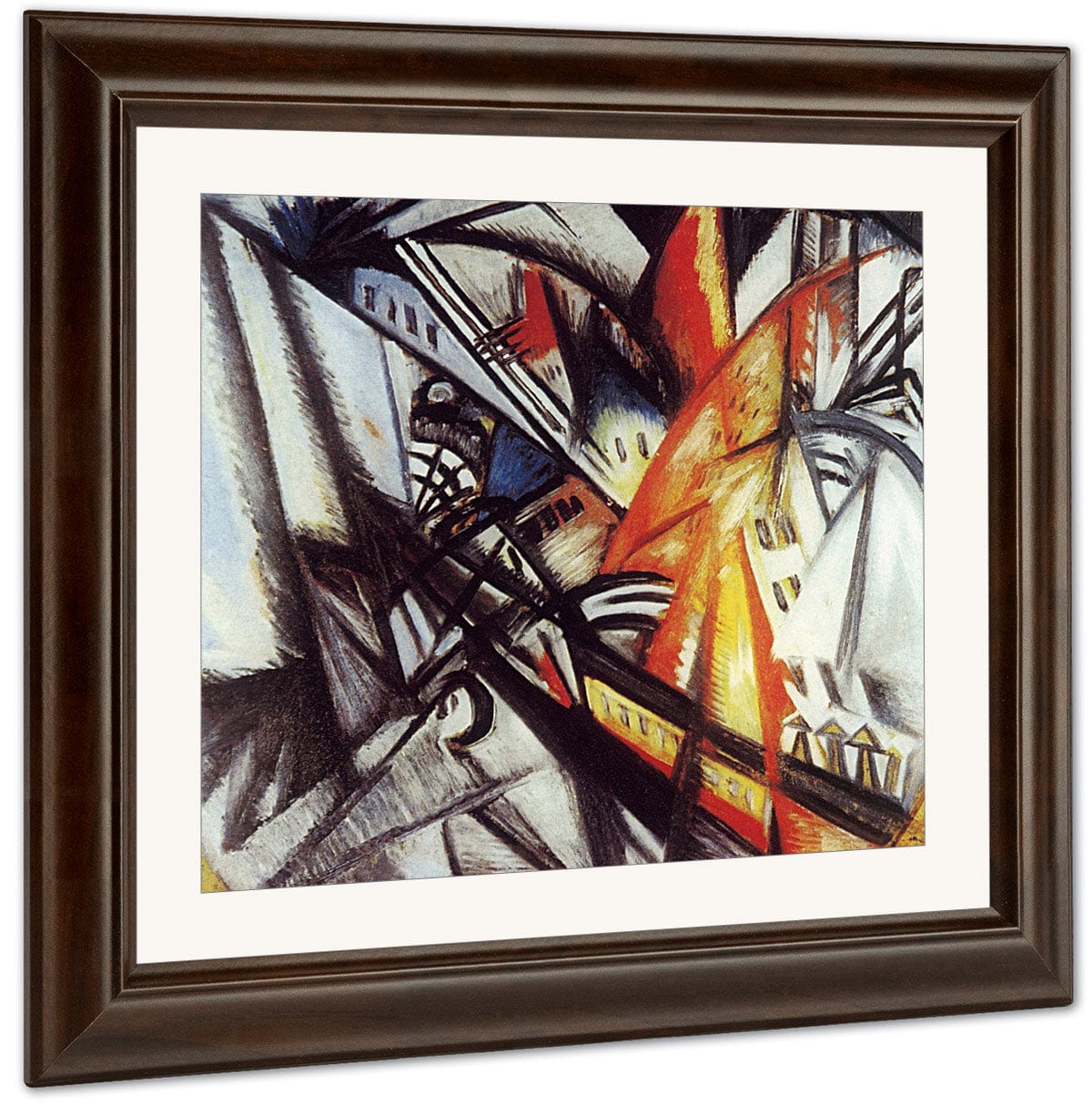 City On Fire 1914 By Olga Rozanova Fine Art Print