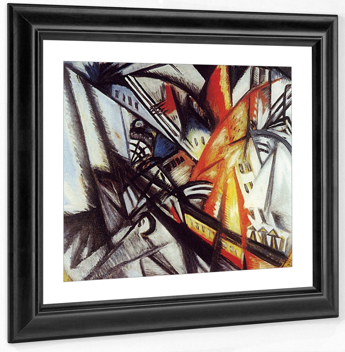 City On Fire 1914 By Olga Rozanova Fine Art Print