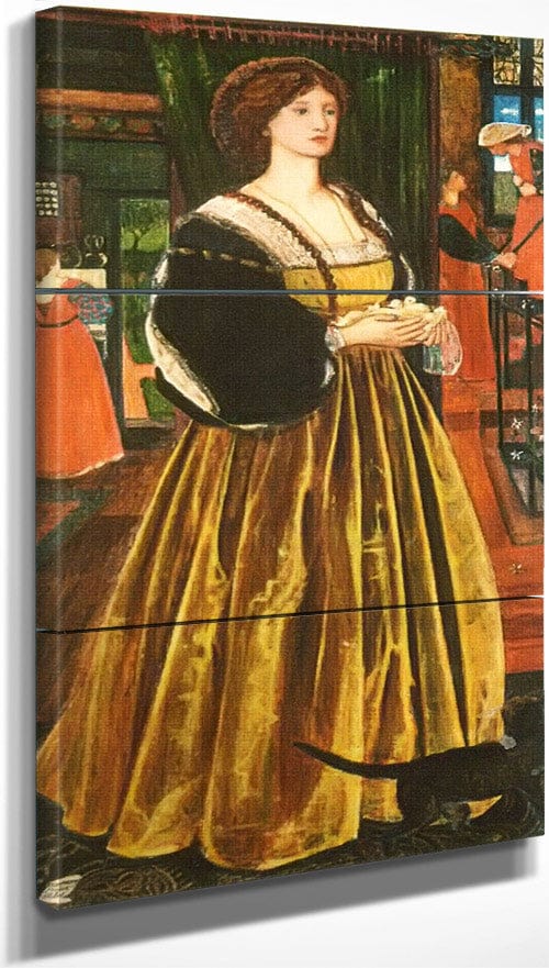 Clara Von Bork By Edward Coley Burne Jones Fine Art Print