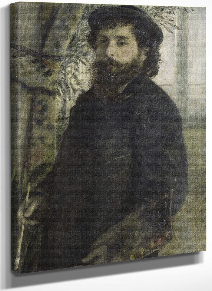 Claude Monet By Pierre Auguste Renoir Fine Art Print