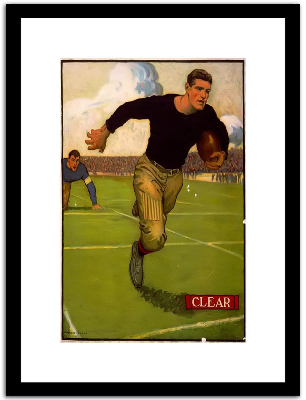 Clear  Vintage Poster Fine Art Print