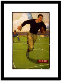 Clear  Vintage Poster Fine Art Print