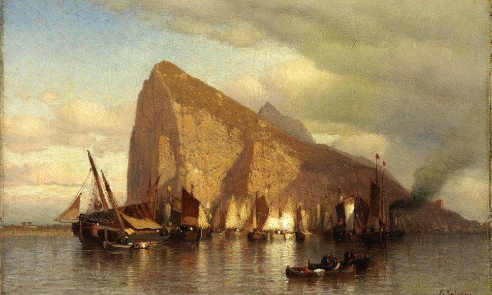 Clearing Storm At Gibraltar By Samuel Colman Fine Art Print