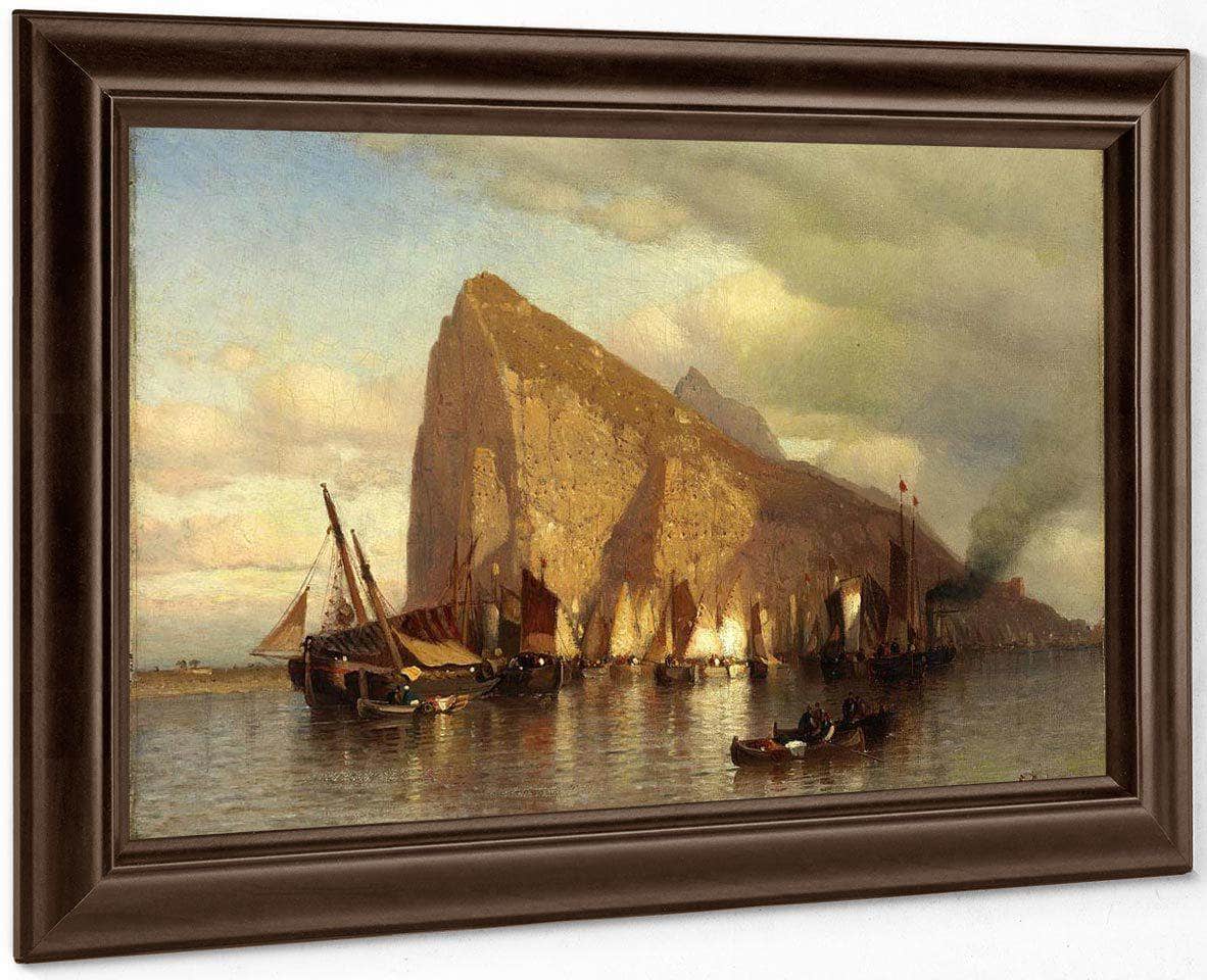 Clearing Storm At Gibraltar By Samuel Colman Fine Art Print
