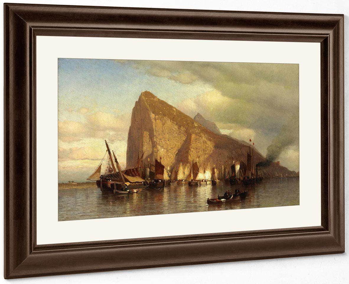 Clearing Storm At Gibraltar By Samuel Colman Fine Art Print
