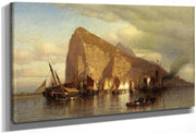 Clearing Storm At Gibraltar By Samuel Colman Fine Art Print