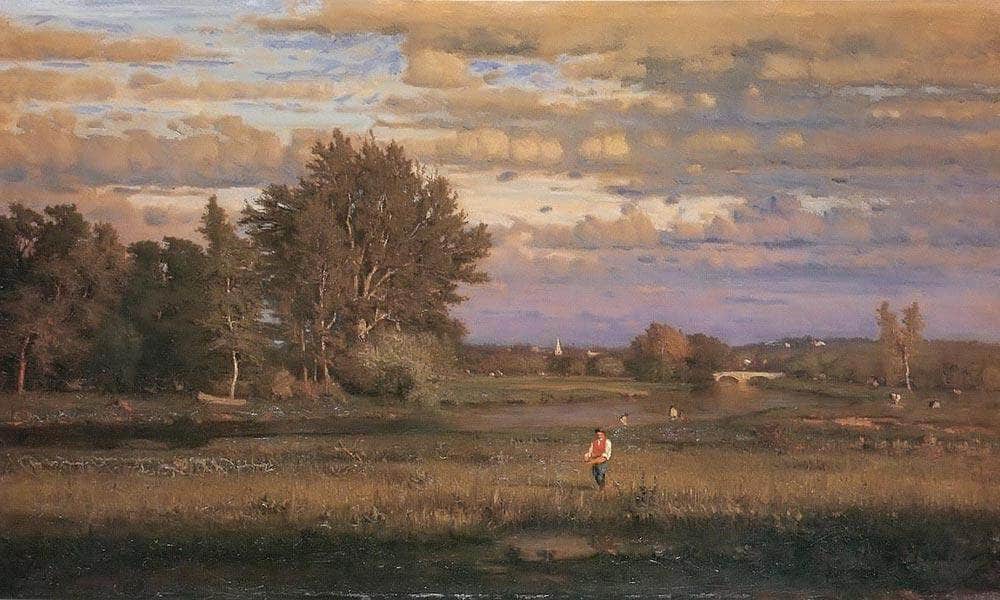 Clearing Up By George Inness Fine Art Print