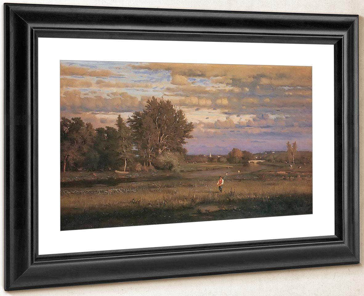 Clearing Up By George Inness Fine Art Print