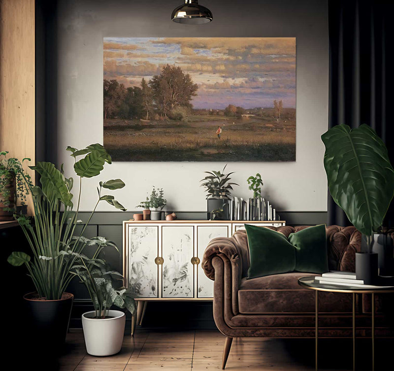 Clearing Up By George Inness Fine Art Print