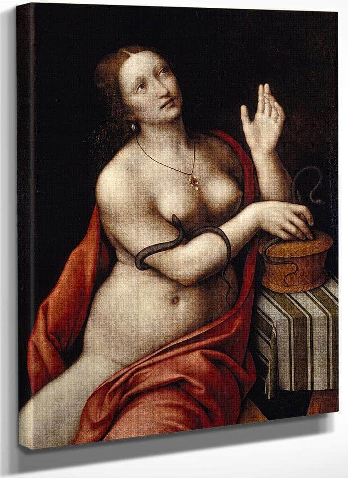 Cleopatra 1526 By Giampietrino Fine Art Print