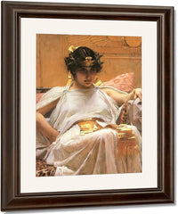 Cleopatra By John Waterhouse Fine Art Print
