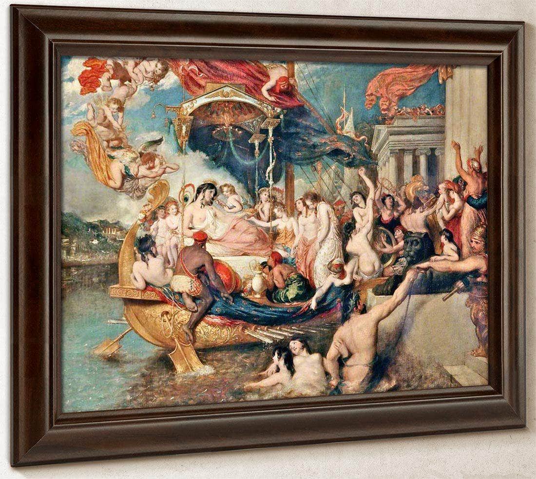 Cleopatra's Arrival In Cilicia By William Etty Fine Art Print