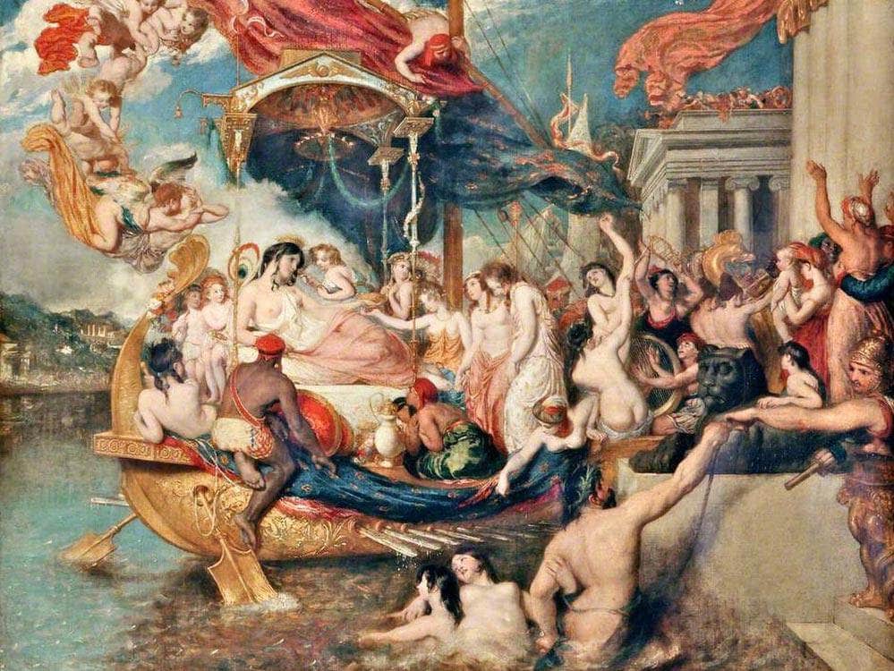 Cleopatra's Arrival In Cilicia By William Etty Fine Art Print