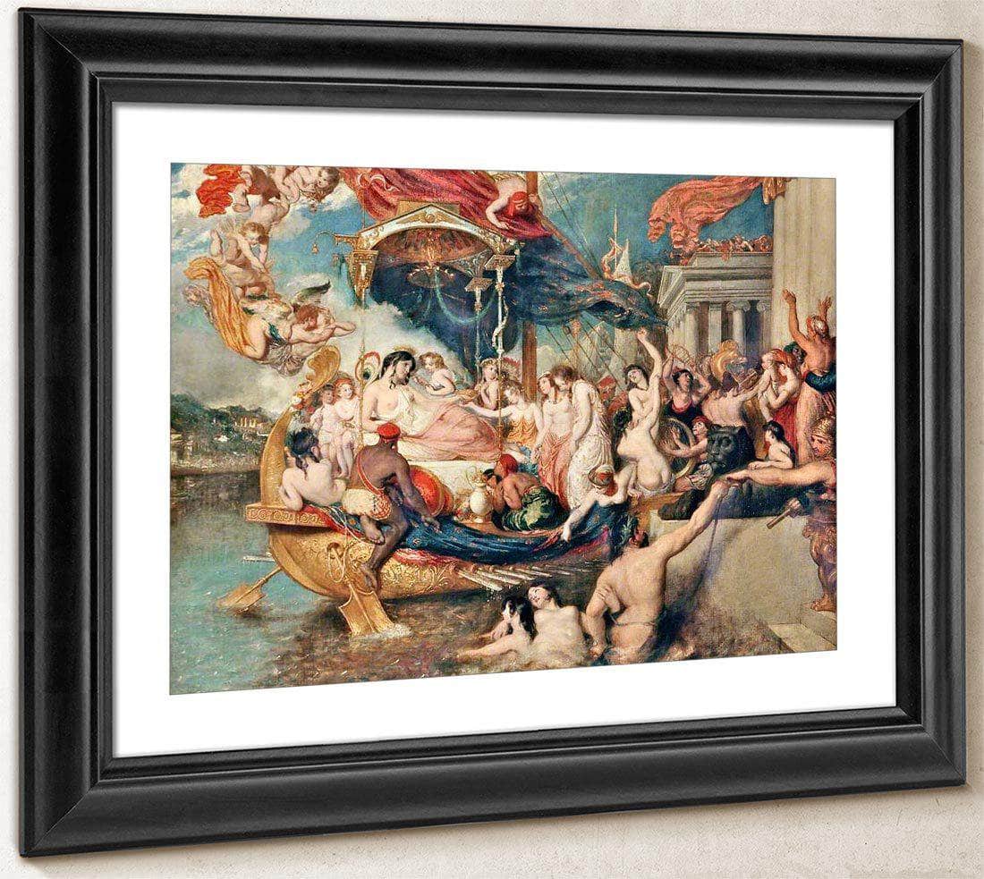 Cleopatra's Arrival In Cilicia By William Etty Fine Art Print