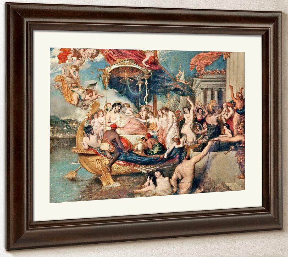 Cleopatra's Arrival In Cilicia By William Etty Fine Art Print