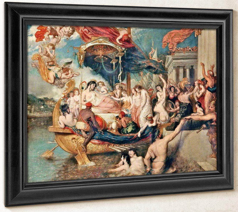Cleopatra's Arrival In Cilicia By William Etty Fine Art Print