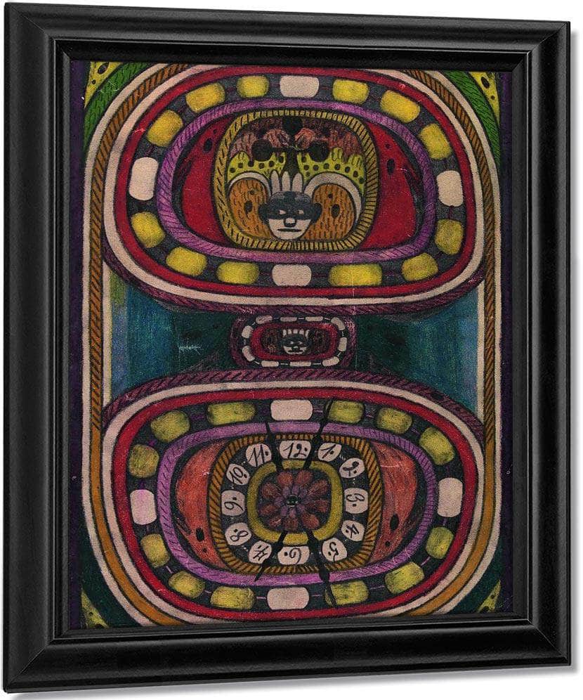 Cleopatra St Adolf Ring Giant City In India 1915 By Adolf Wolfli Fine Art Print