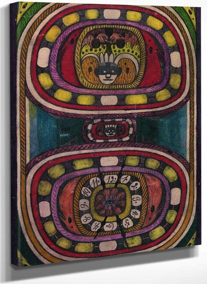 Cleopatra St Adolf Ring Giant City In India 1915 By Adolf Wolfli Fine Art Print