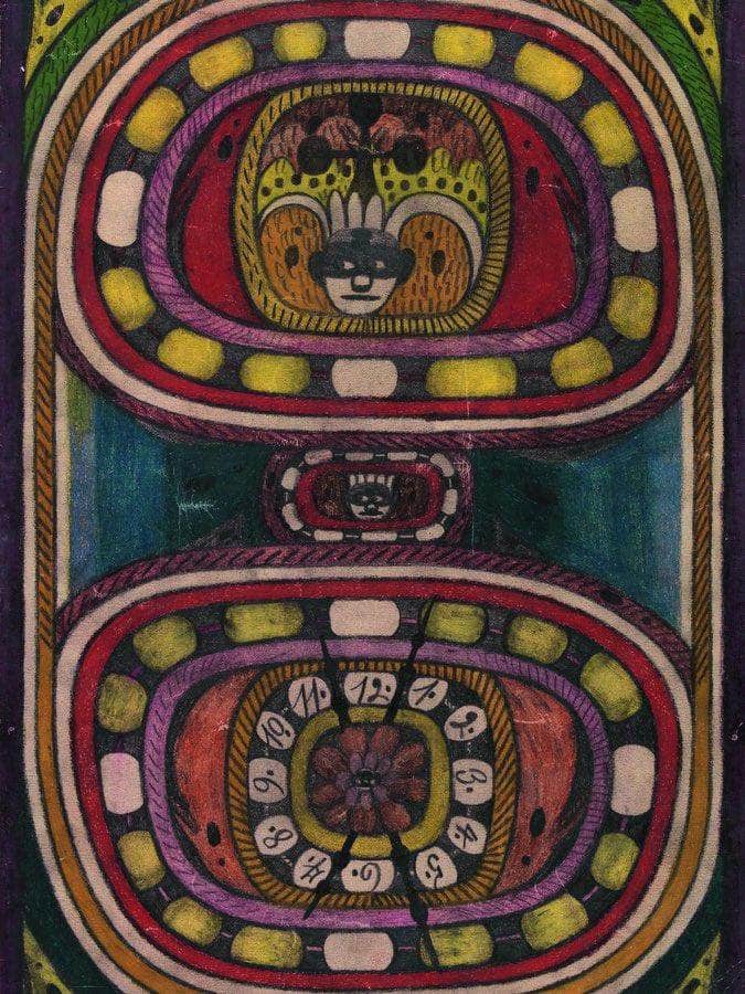 Cleopatra St Adolf Ring Giant City In India 1915 By Adolf Wolfli Fine Art Print