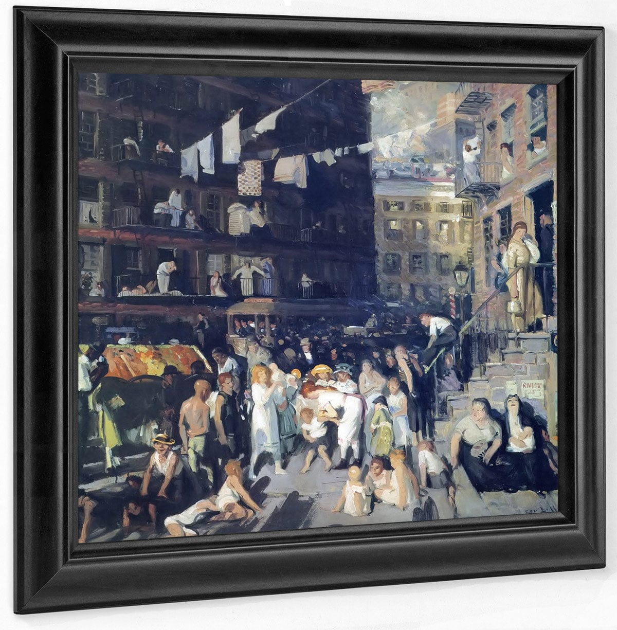 Cliff Dwellers 1913 By George Bellows Fine Art Print