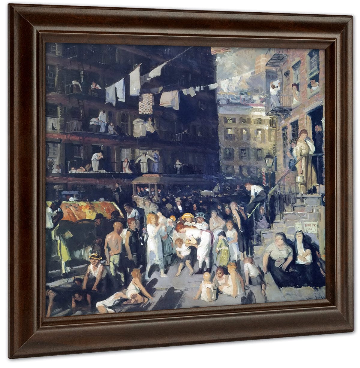 Cliff Dwellers 1913 By George Bellows Fine Art Print