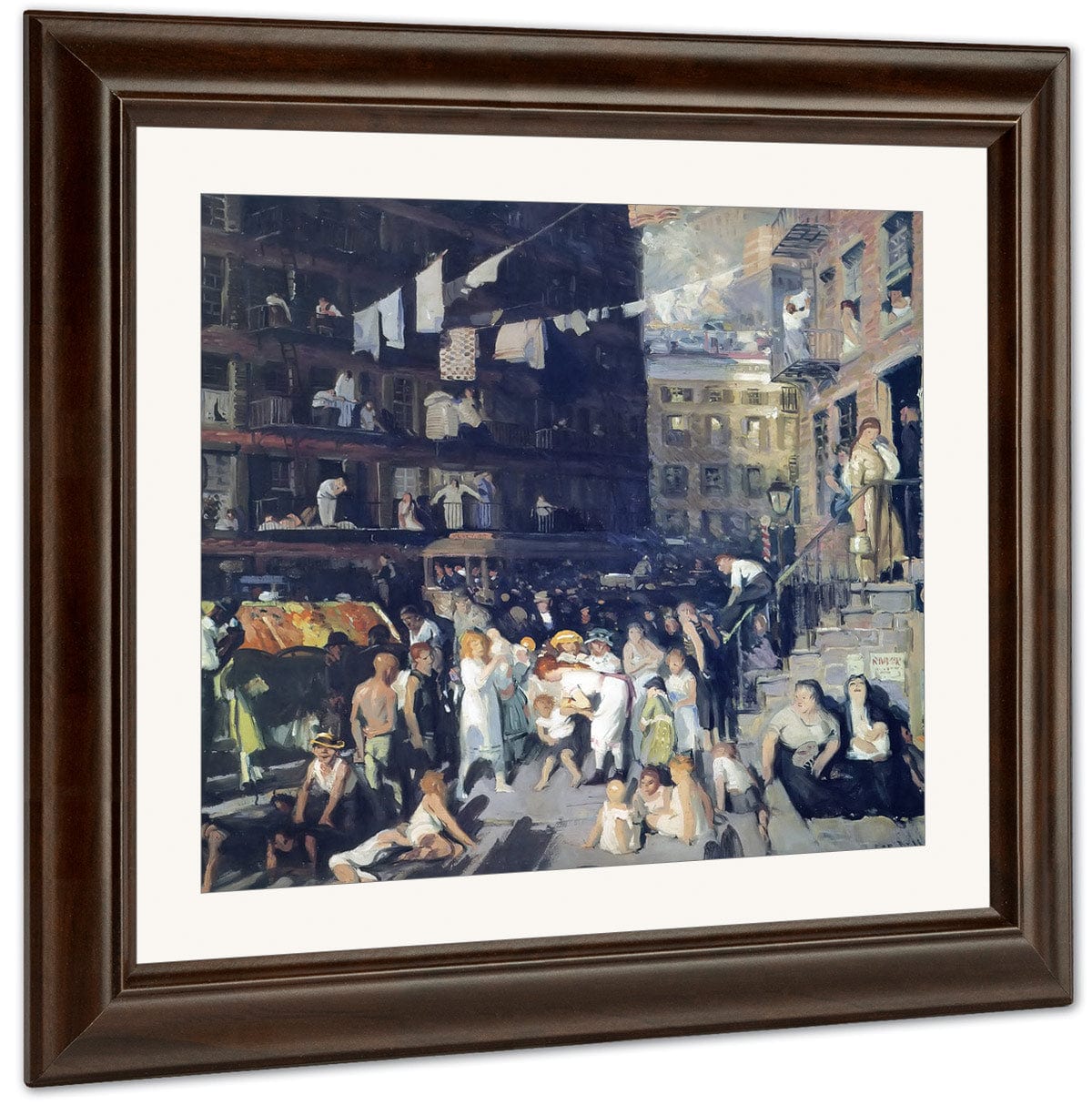 Cliff Dwellers 1913 By George Bellows Fine Art Print