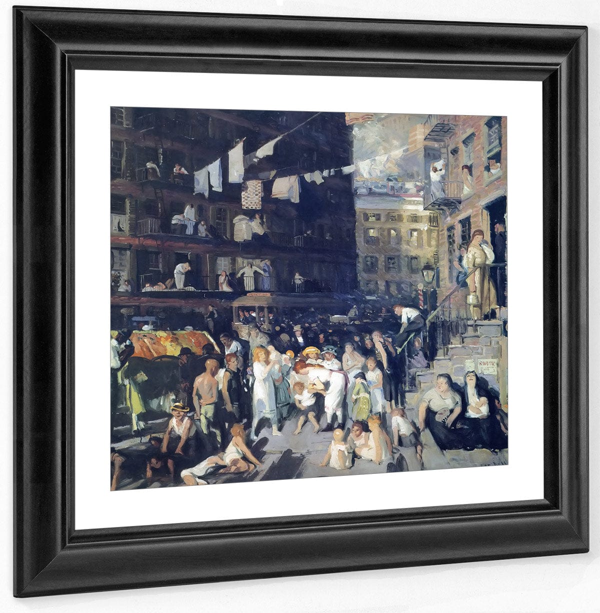 Cliff Dwellers 1913 By George Bellows Fine Art Print