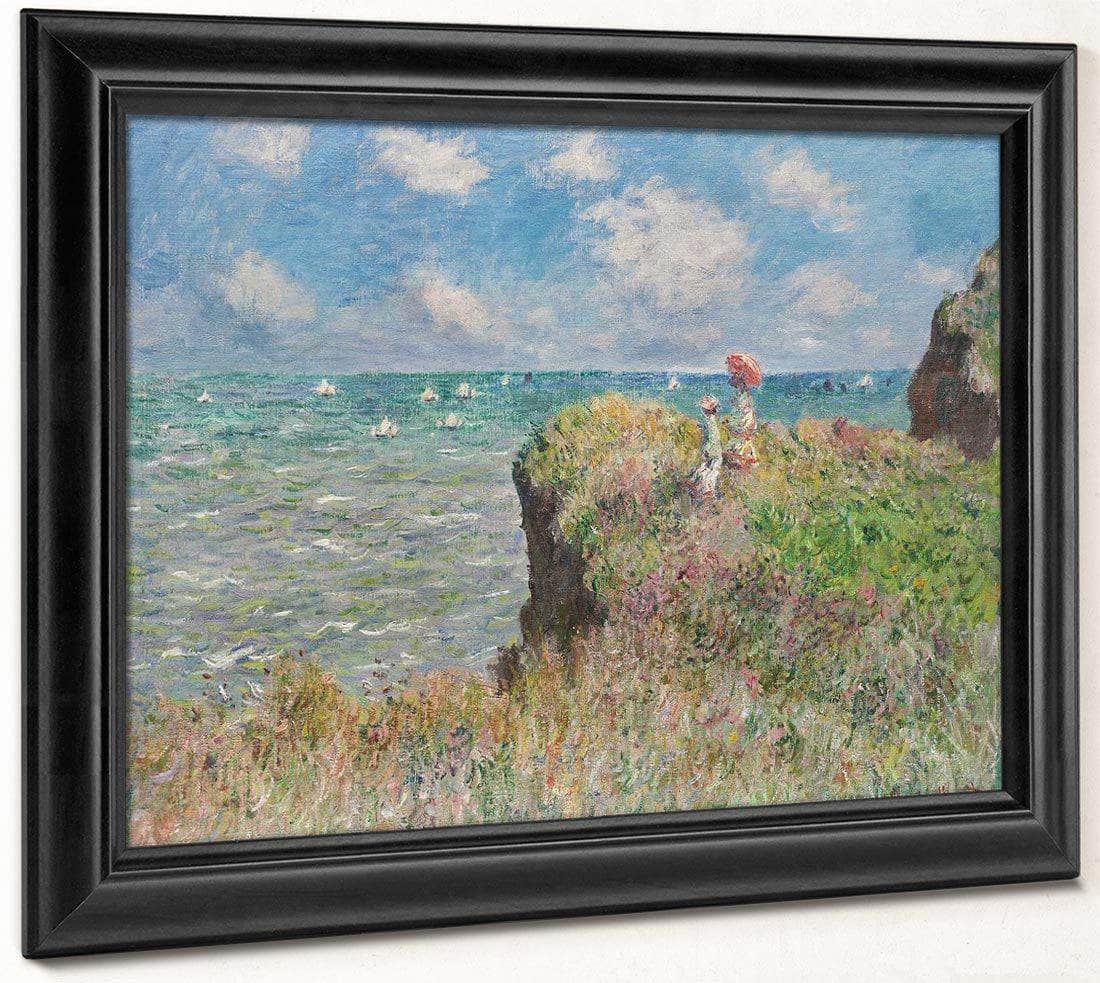 Cliff Walk At Pourville 1882 1 By Claude Monet Fine Art Print