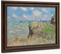 Cliff Walk At Pourville 1882 1 By Claude Monet Fine Art Print