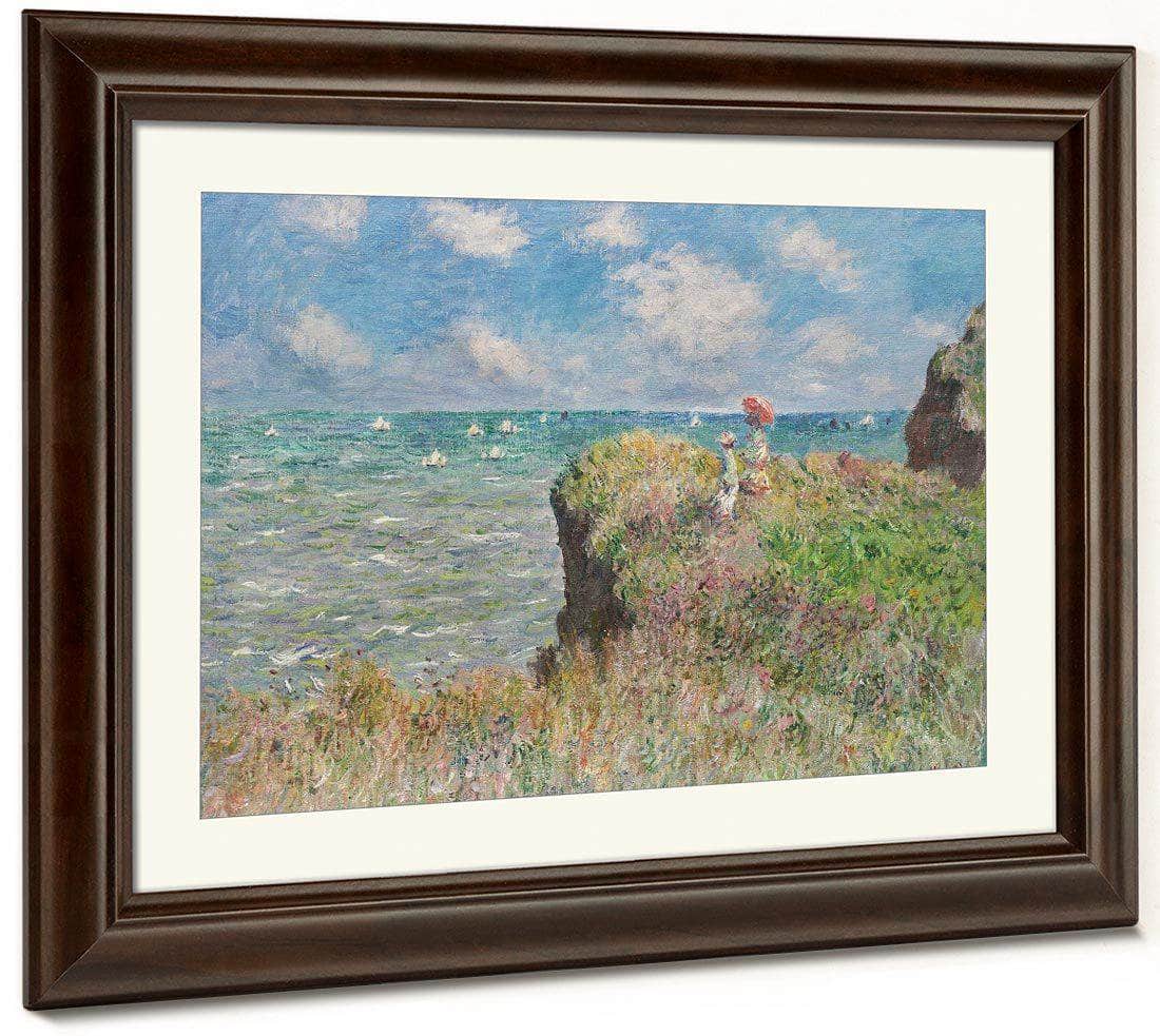 Cliff Walk At Pourville 1882 1 By Claude Monet Fine Art Print