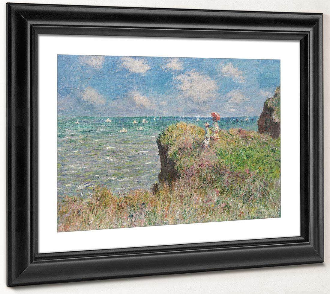 Cliff Walk At Pourville 1882 1 By Claude Monet Fine Art Print