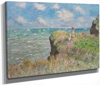 Cliff Walk At Pourville 1882 1 By Claude Monet Fine Art Print