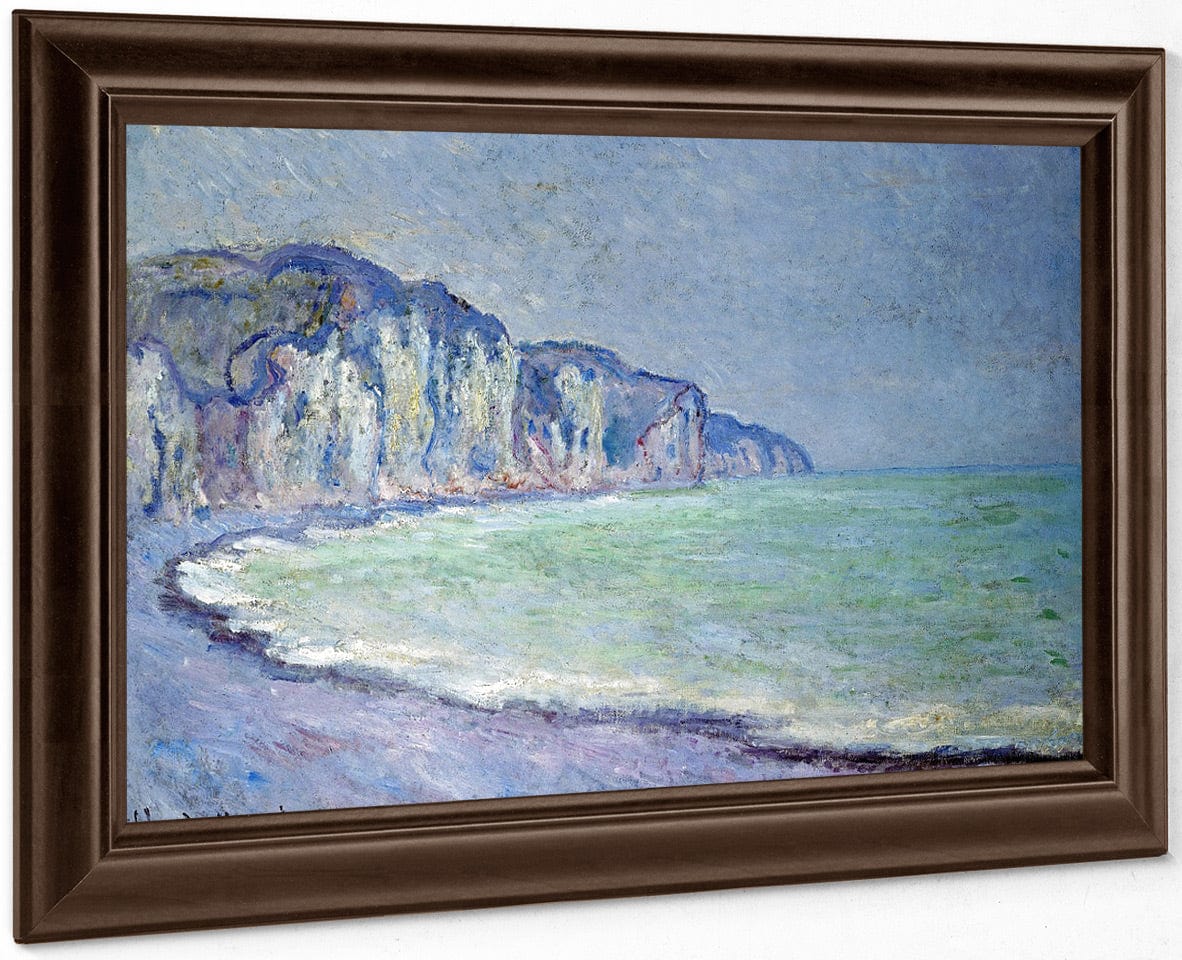 Cliffs At Pourville By Claude Monet Fine Art Print