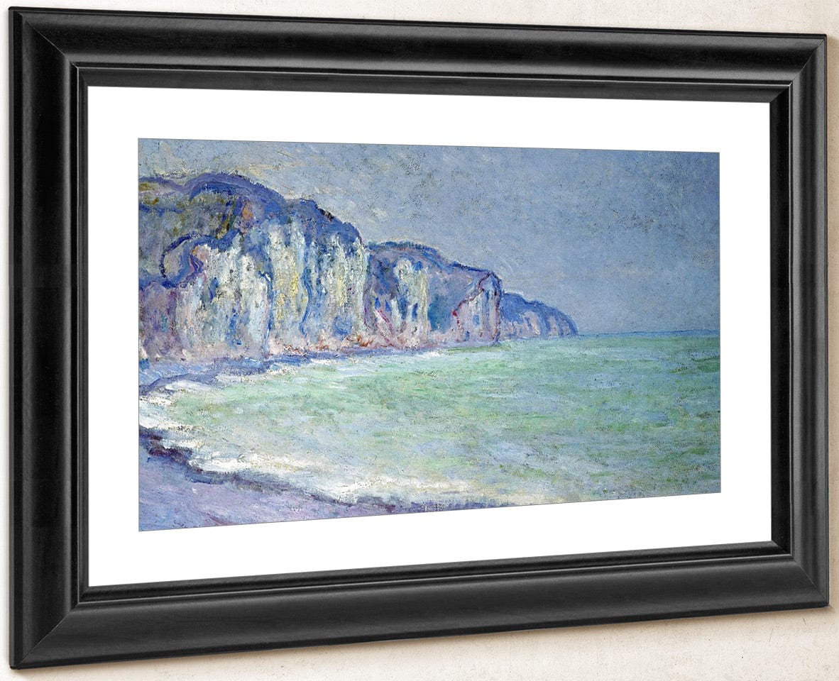 Cliffs At Pourville By Claude Monet Fine Art Print