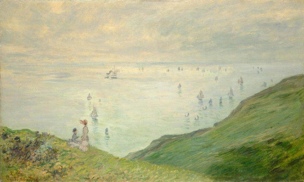 Cliffs At Pourville By Monet Claude Fine Art Print