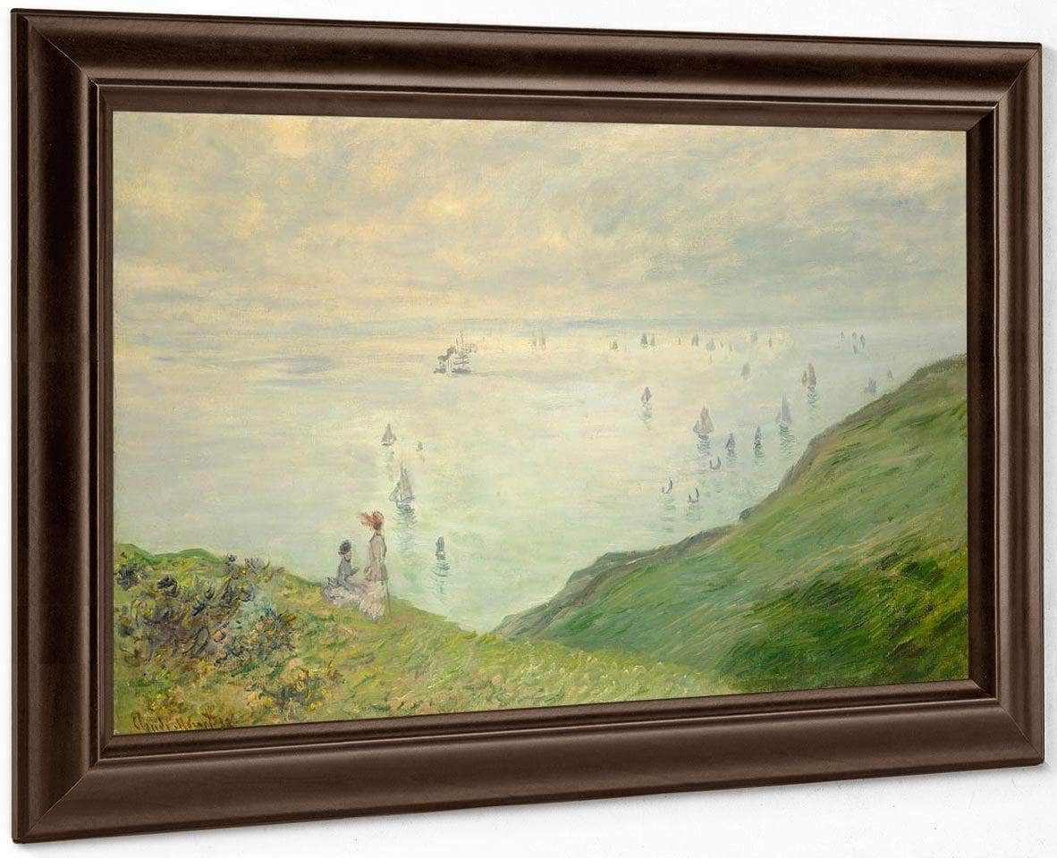 Cliffs At Pourville By Monet Claude Fine Art Print