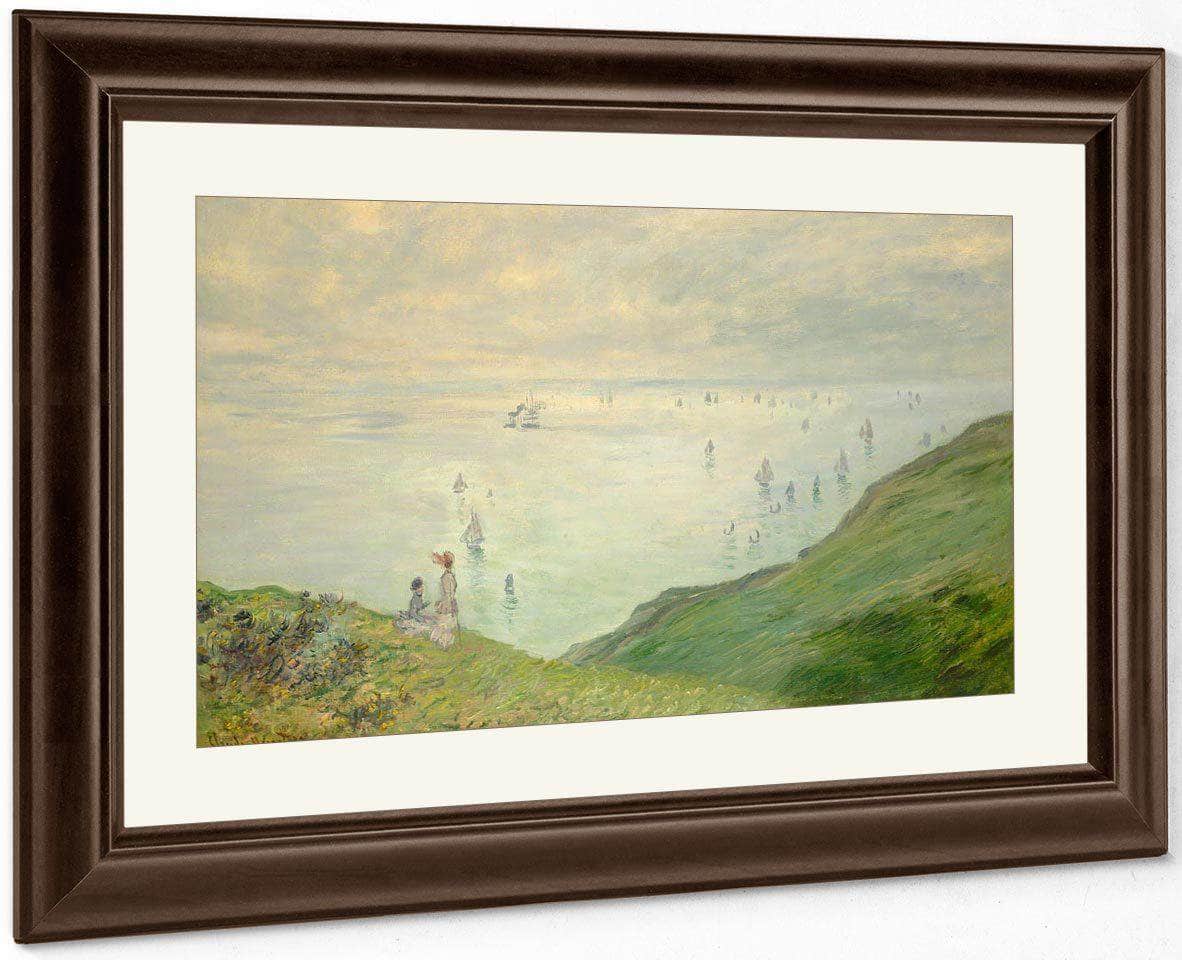 Cliffs At Pourville By Monet Claude Fine Art Print
