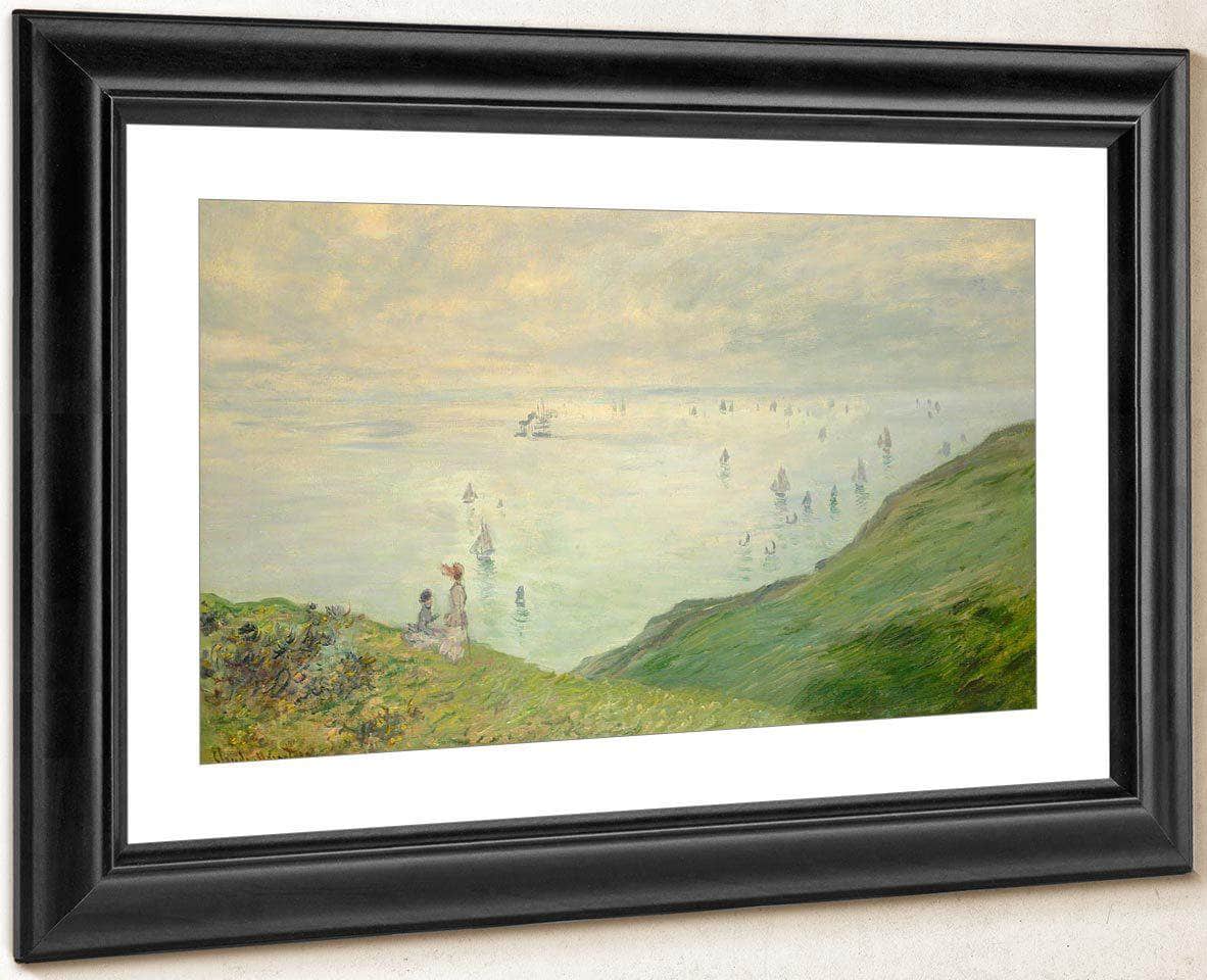 Cliffs At Pourville By Monet Claude Fine Art Print