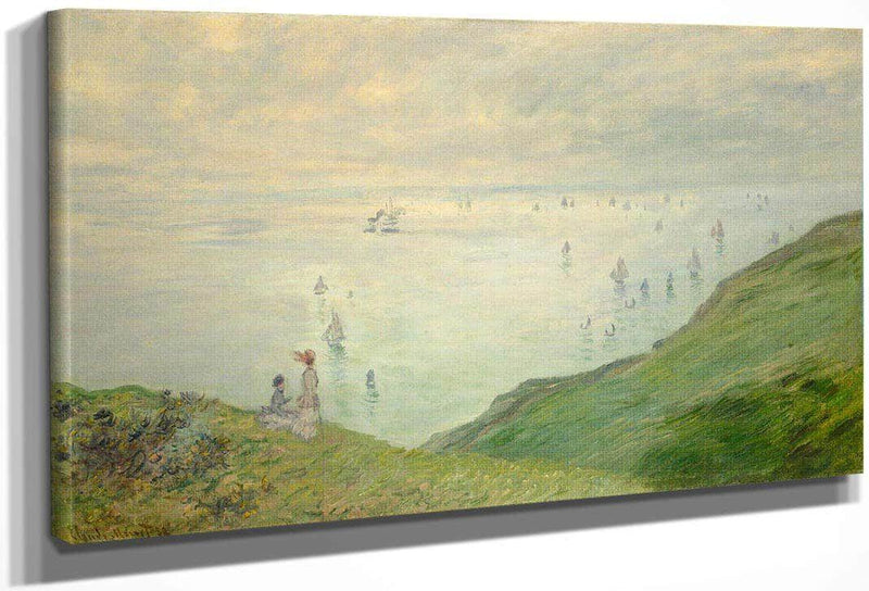 Cliffs At Pourville By Monet Claude Fine Art Print